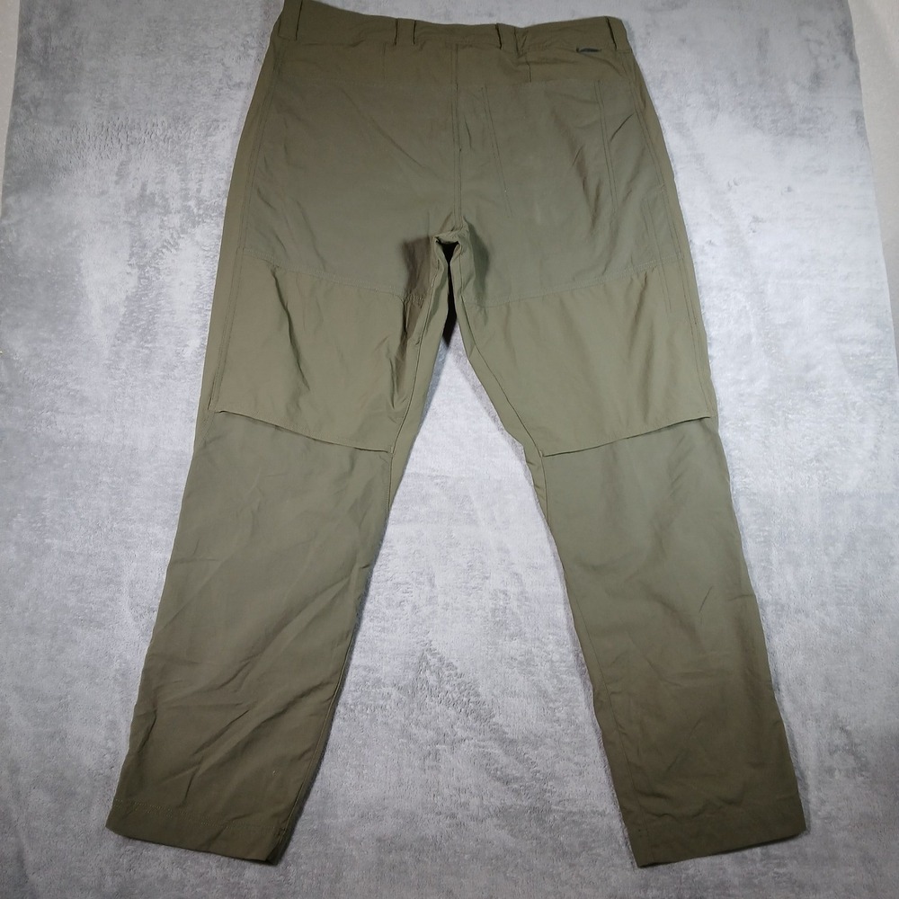 REI Co-op Pants Mens 38x32 Hiking Green Solid Nylon Spandex Stretch Outdoor - Picture 4 of 8
